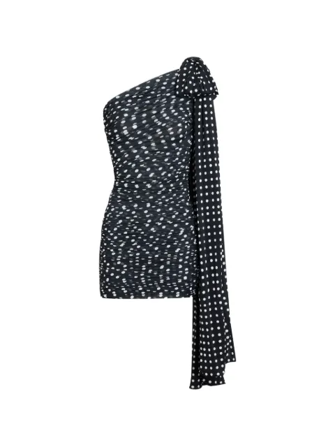 Patou vestido drapeado de una sola manga