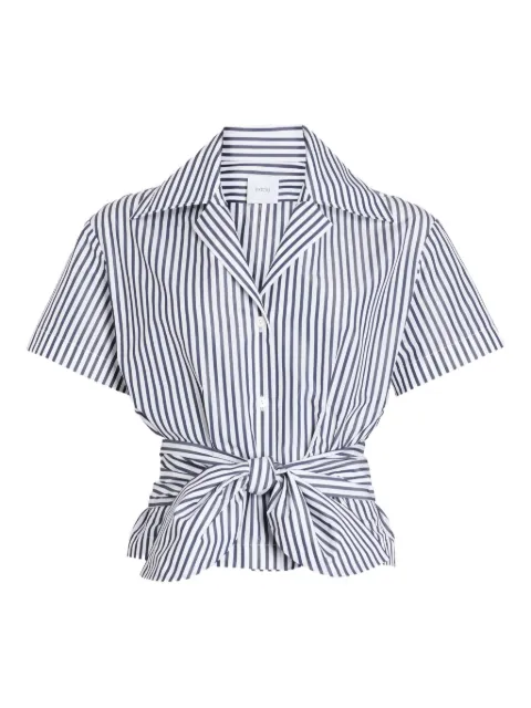 Patou striped knotted shirt