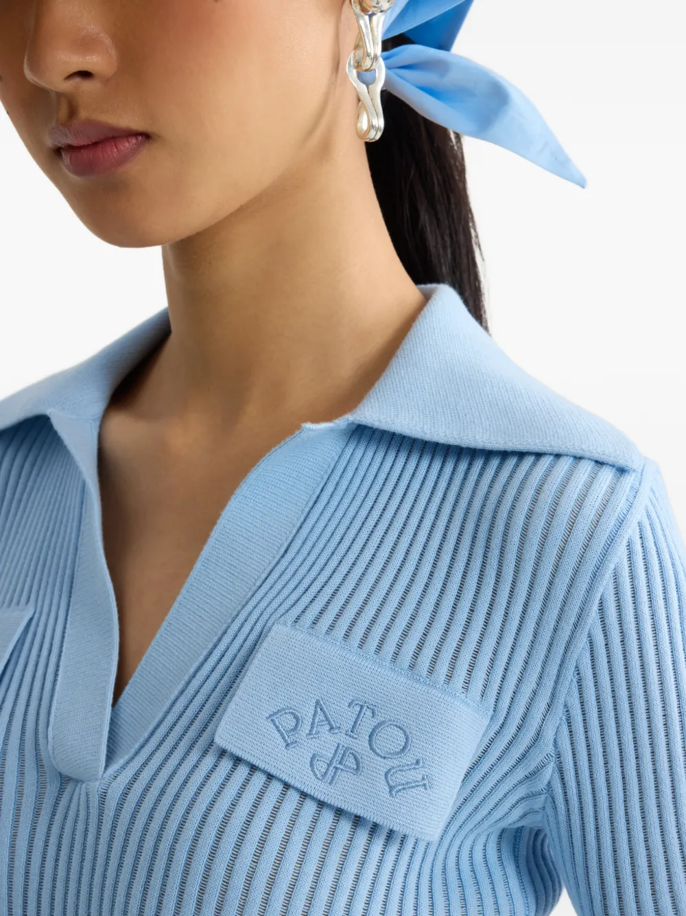 Embroidered-Logo Top