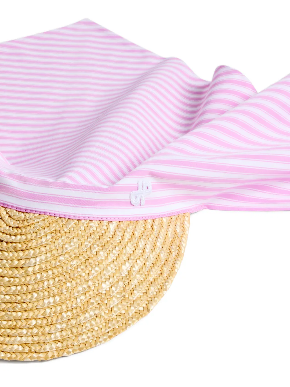 Patou striped scarf cap - Roze