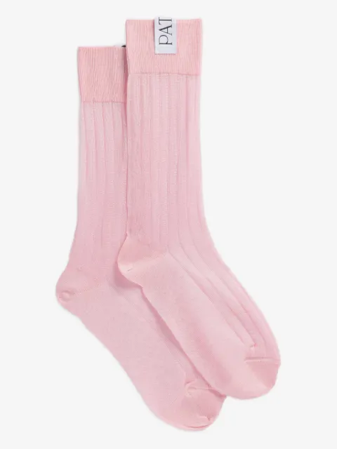 Patou ribbed socks