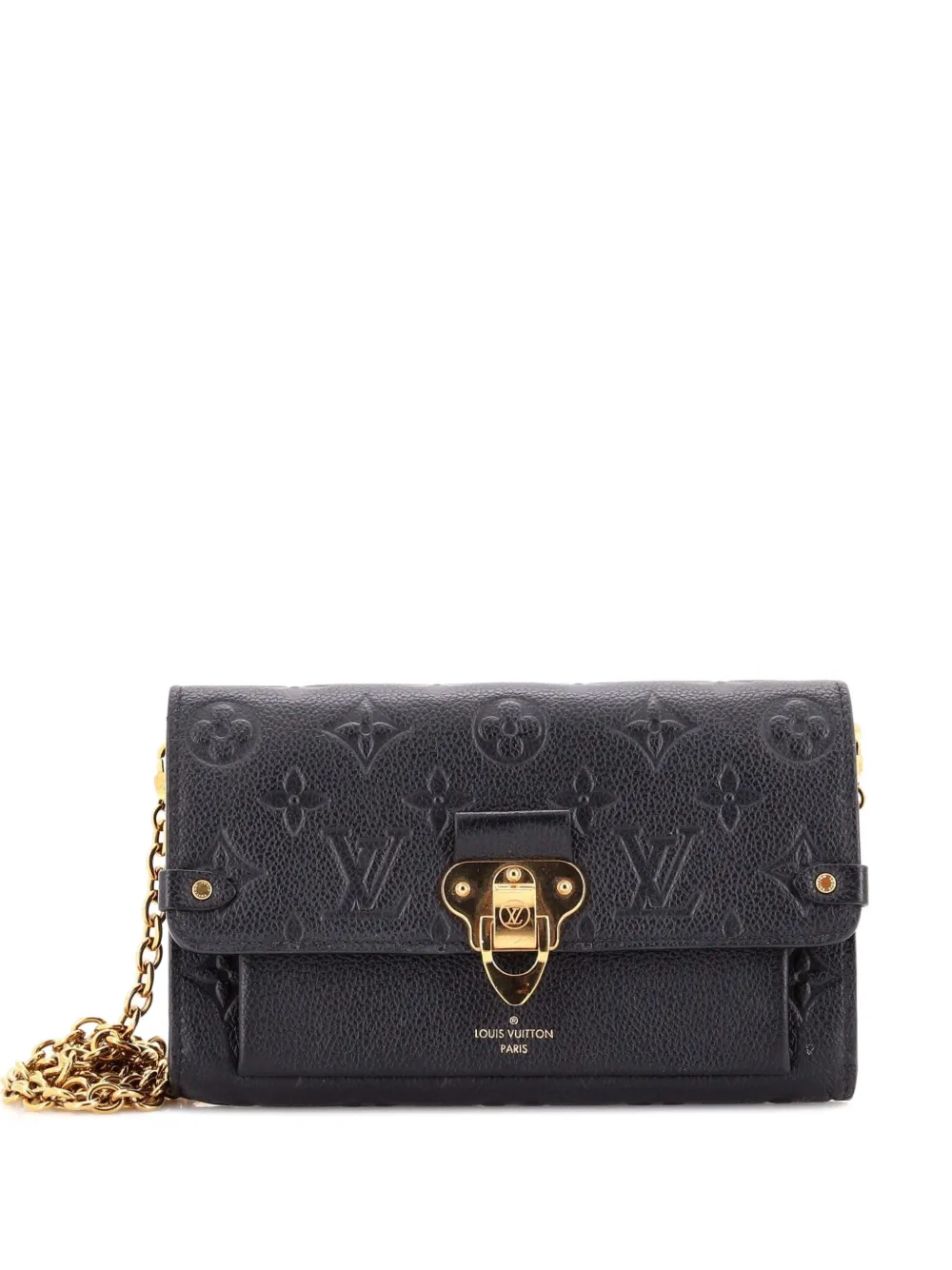 Louis Vuitton Pre-Owned Vavin Chain Wallet Monogram Empreinte Leather clutch bag | Black | Image 1