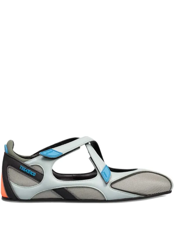 The Attico Floor 01 Ballet Flats in Grey