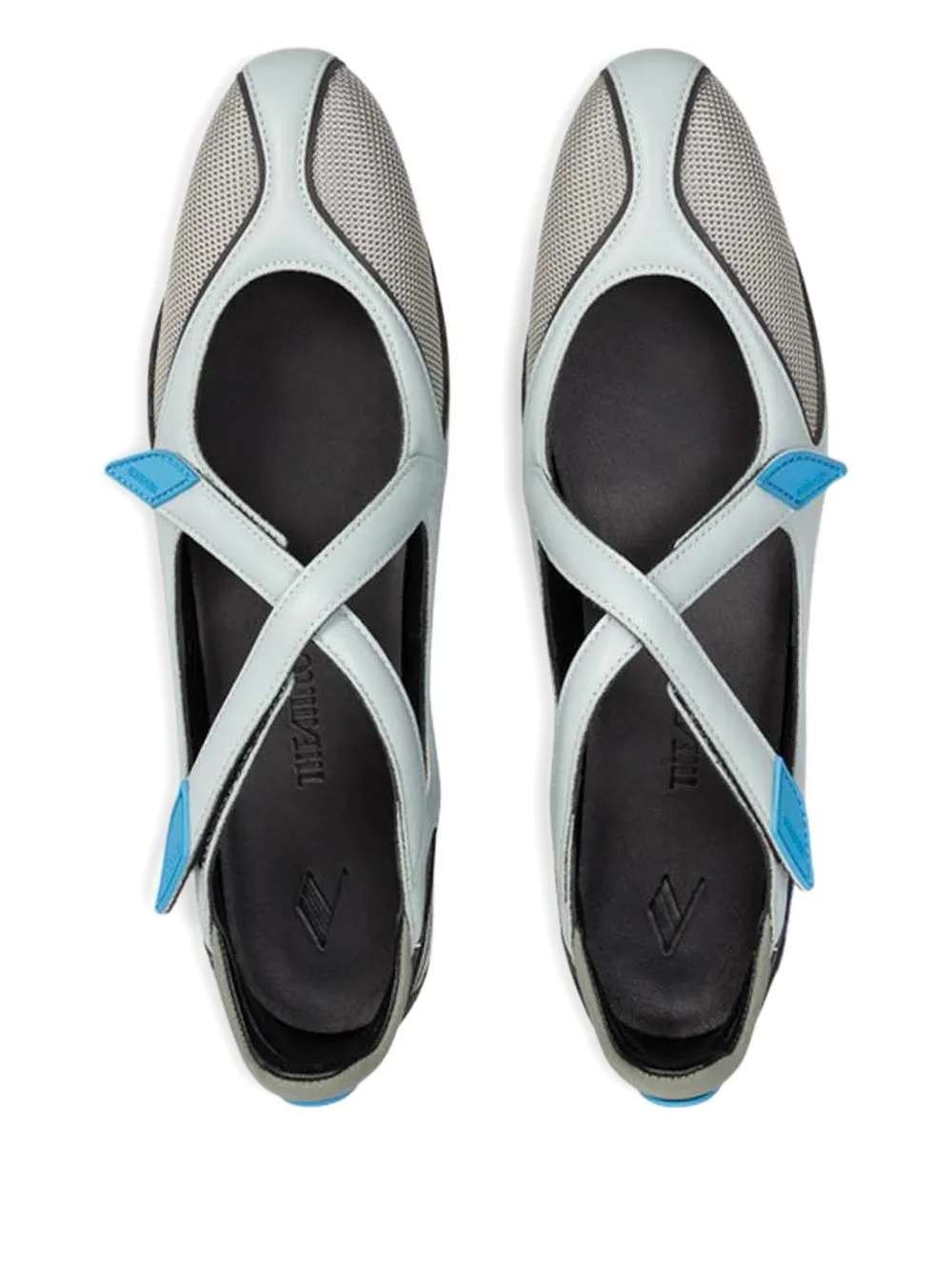 The Attico Floor 01 ballet flats Grijs