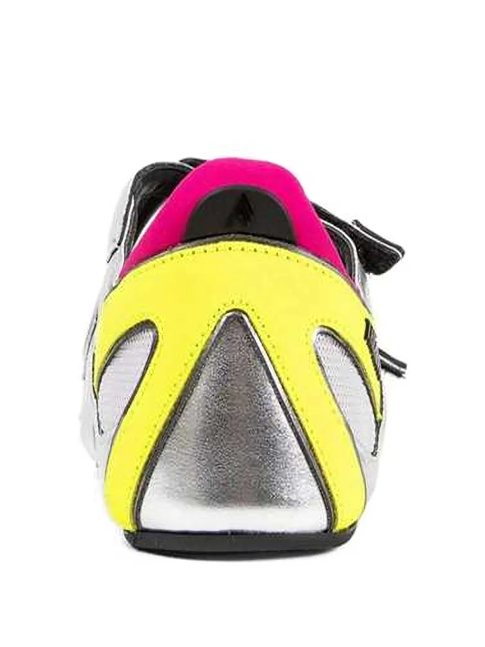 The Attico Floor 01 holographic ballet flats Zilver