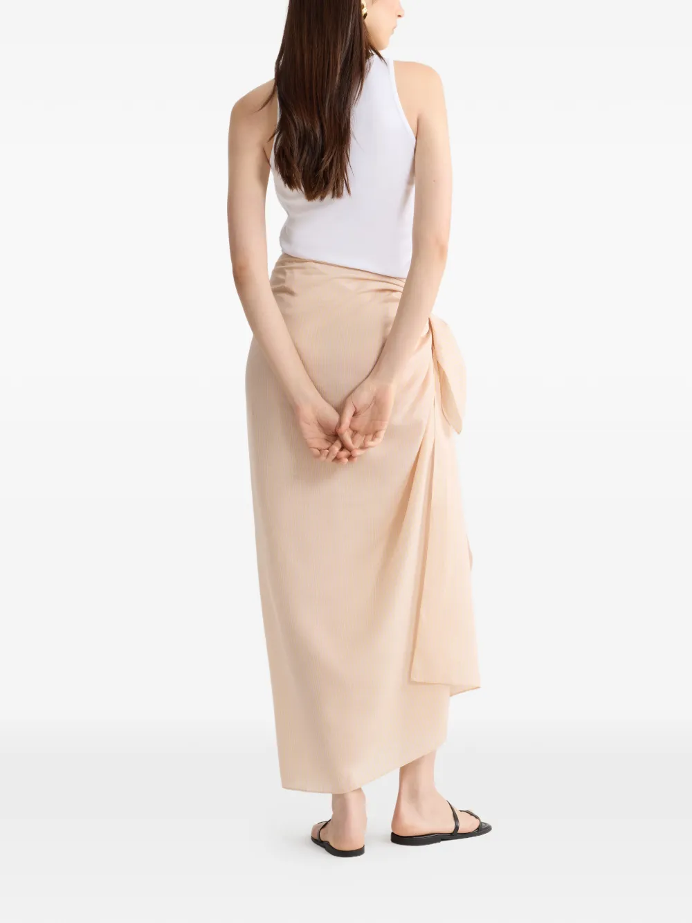 Patou Geknoopte rok Beige