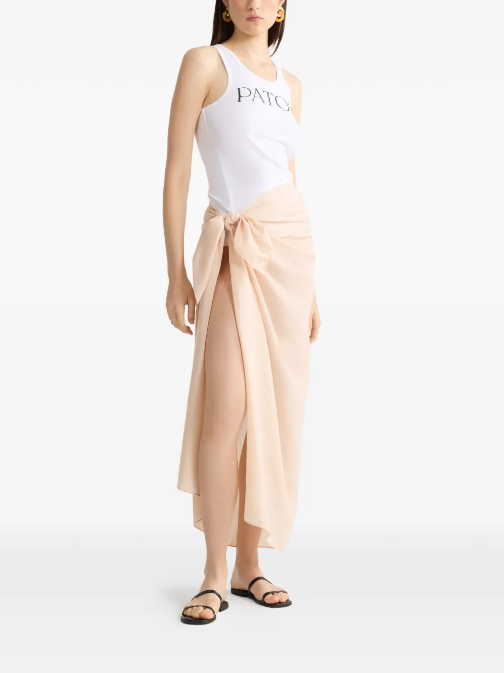  Patou Knot Sarong - Neutrals 