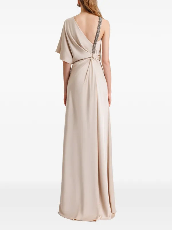 black halter formal dress Rhode | Halter-Neck Midi silhouette:vacation shop Size (US):9.5 very fitted at natural Silk And Satin Communion