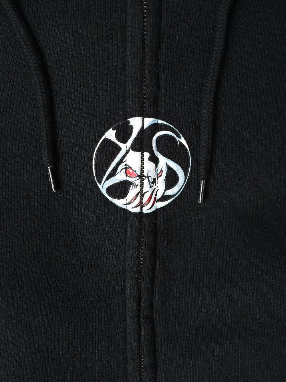  Yardsale Zip Screen-printed Hoodie - Black 