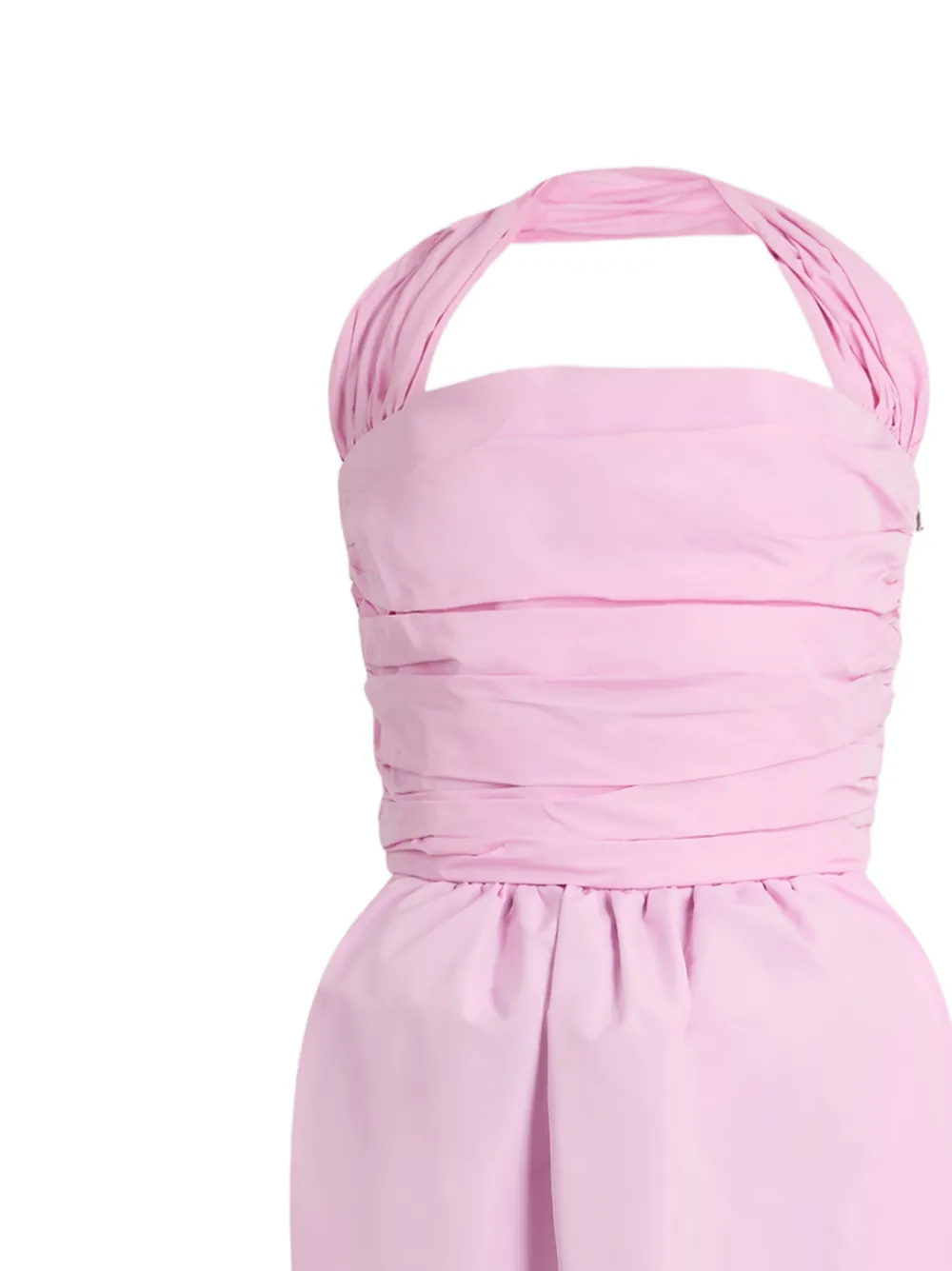 Patou Maxi-jurk met halternek en strik Roze