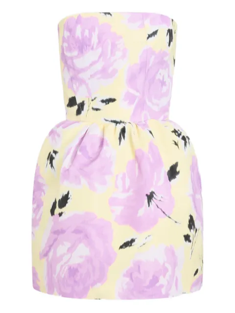 Patou Mini-jurk met bloemenprint