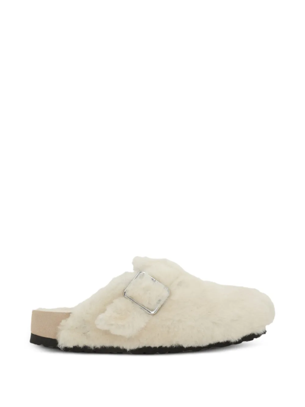 BIRKENSTOCK 1774 Boston lammy muiltjes Beige