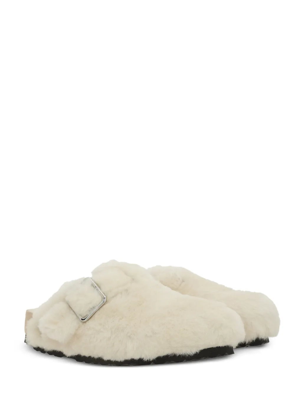 BIRKENSTOCK 1774 Boston lammy muiltjes Beige