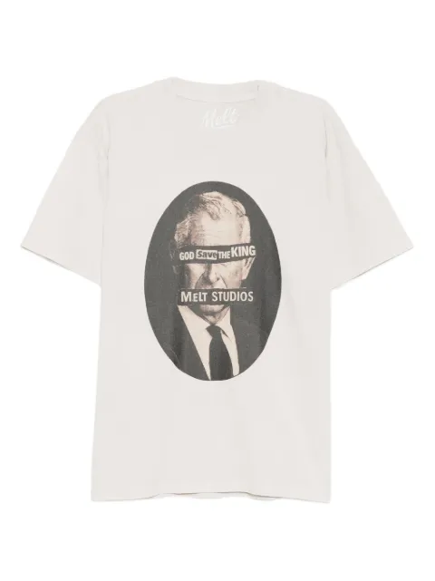 Melt slogan-print T-shirt