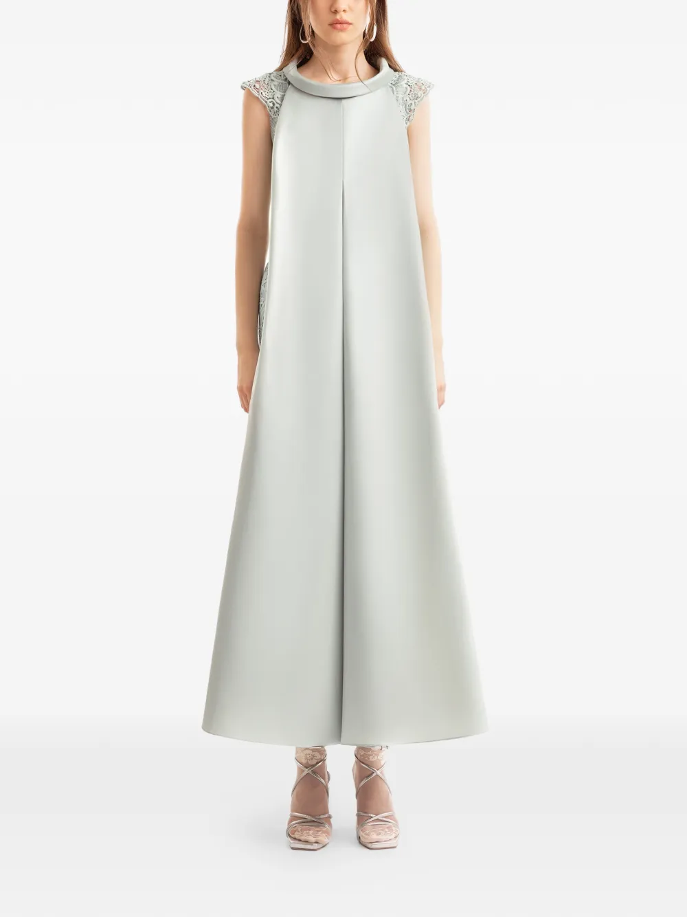 Gemy Maalouf short-sleeves midi dress - Verde