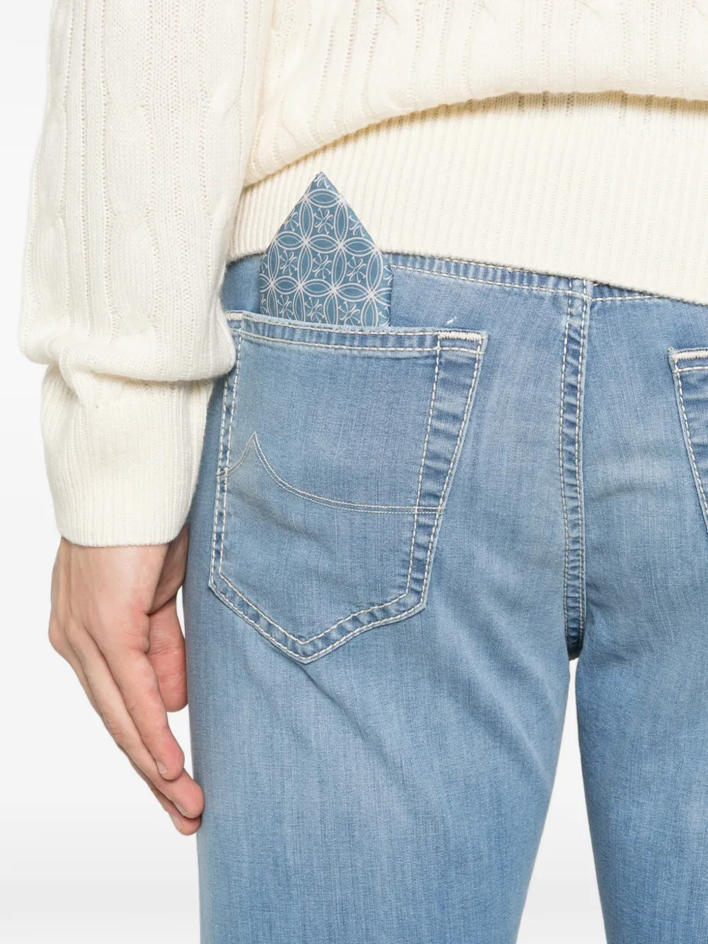 Jacob Cohën Bard regular-fit jeans met vijf zakken Blauw