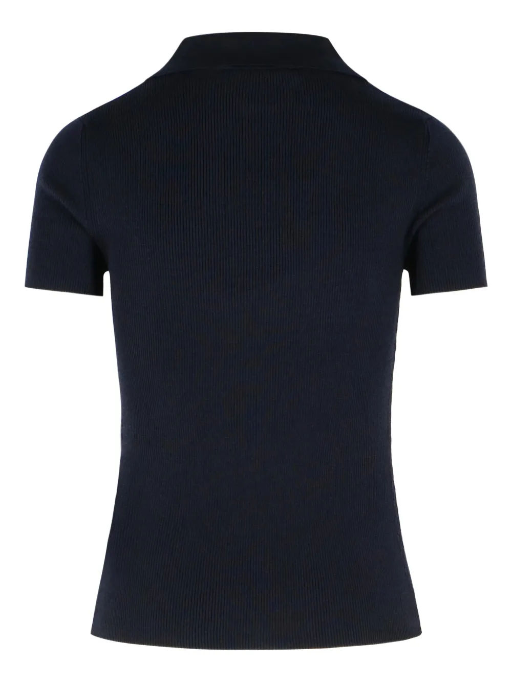 Max Mara Albero geribbelde polotop - Blauw