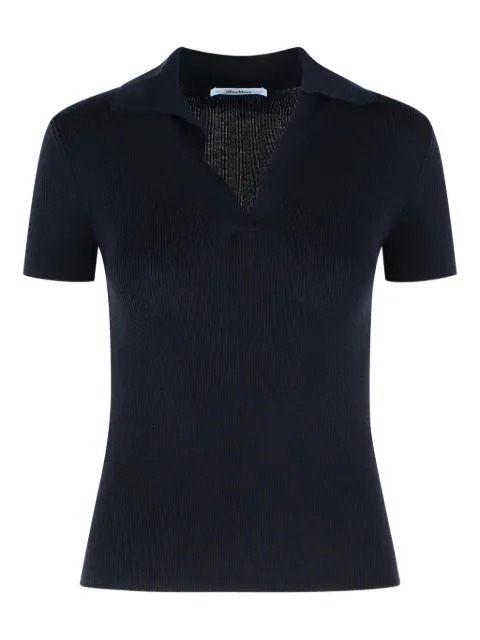 Max Mara Albero ribbed polo top