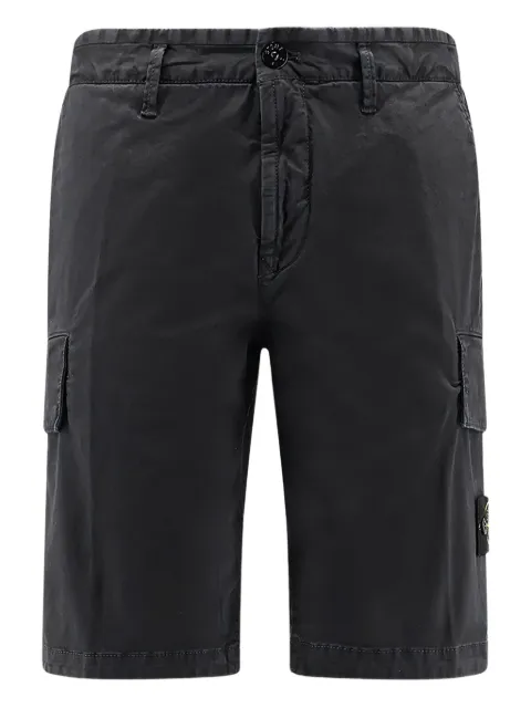 Stone Island logo-patch cargo shorts