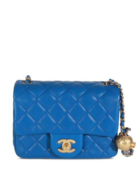 CHANEL Pre-Owned Mini Pearl Crush Umhängetasche mit Steppung