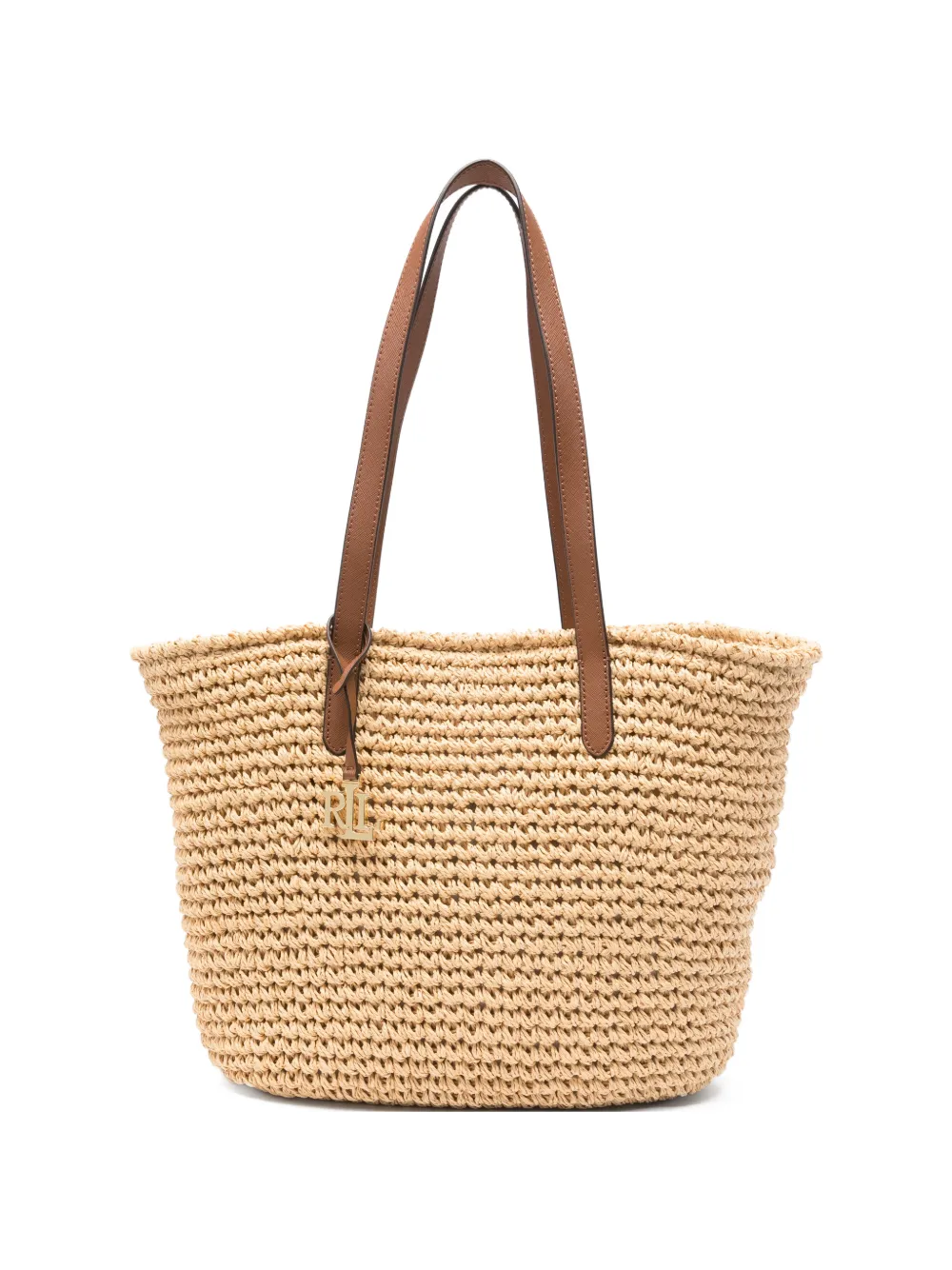 Lauren Ralph Lauren logo-charm tote bag - Toni neutri
