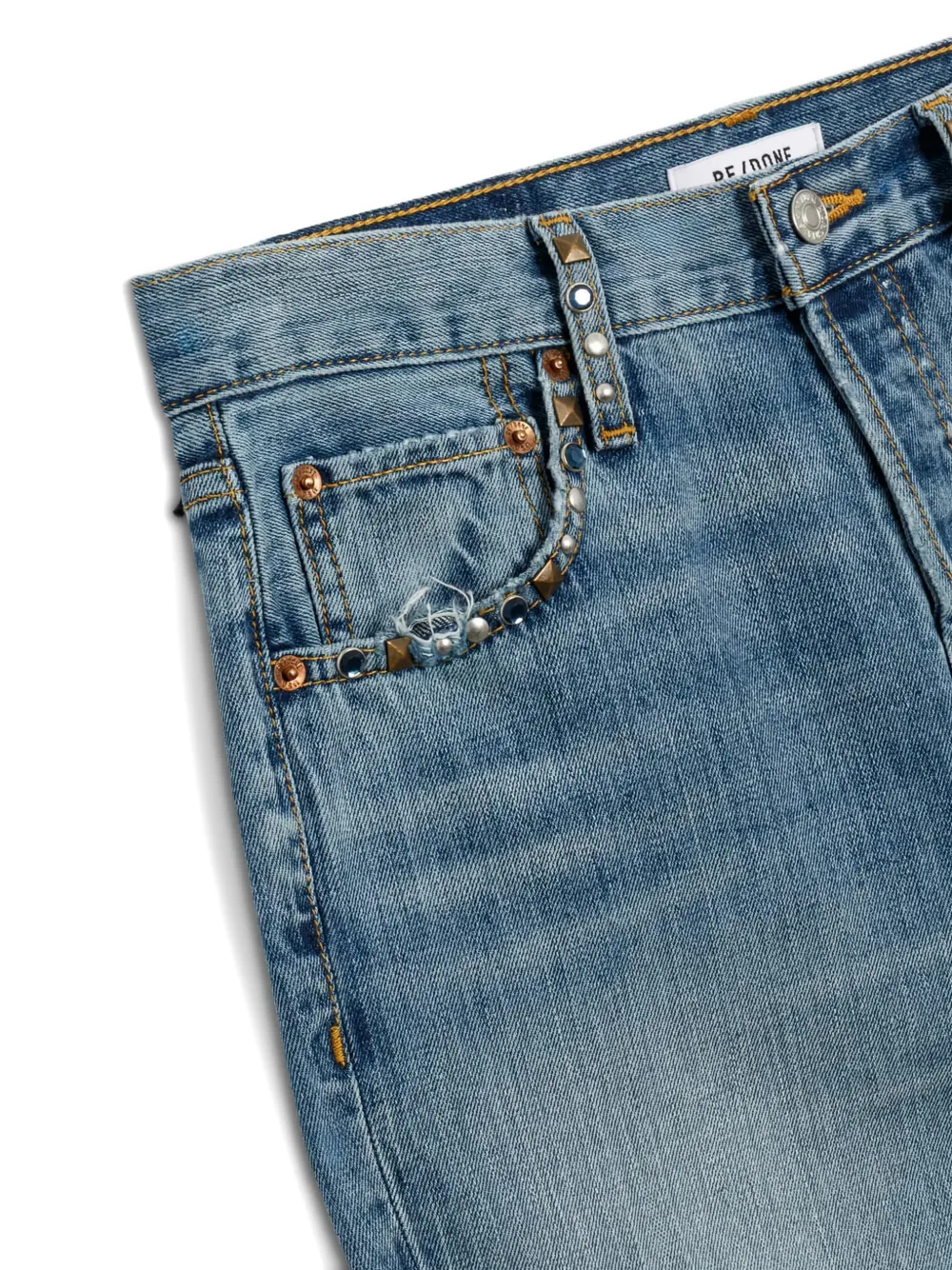 RE DONE Broek Blauw