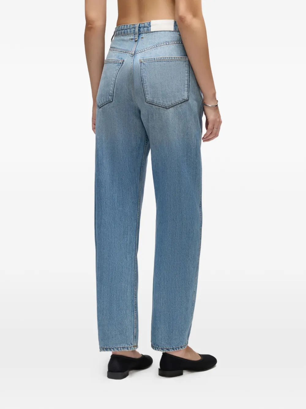 RE/DONE Broek met opgestikte zak - Blauw