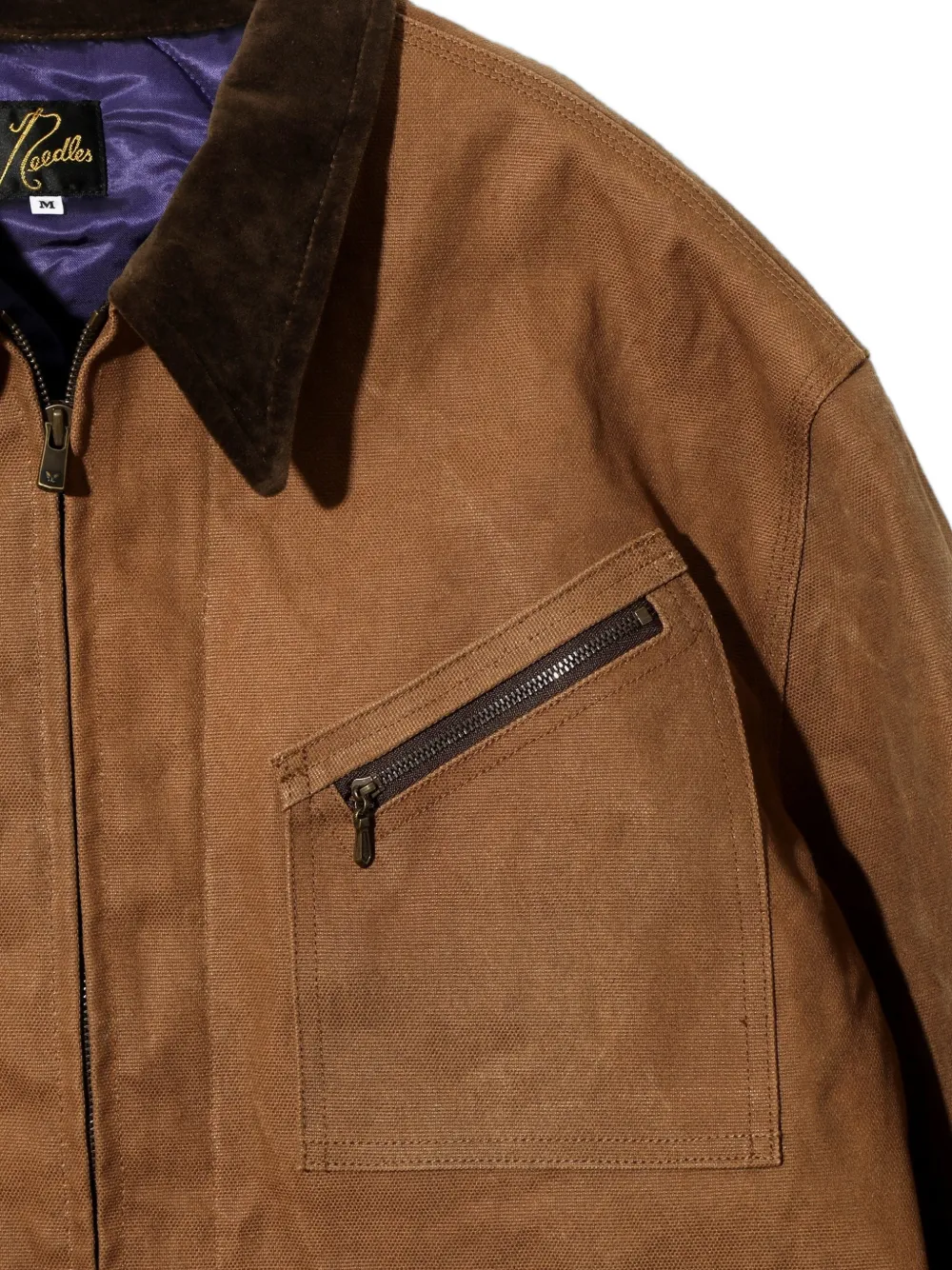  Needles Zipped Jacket - Brown 