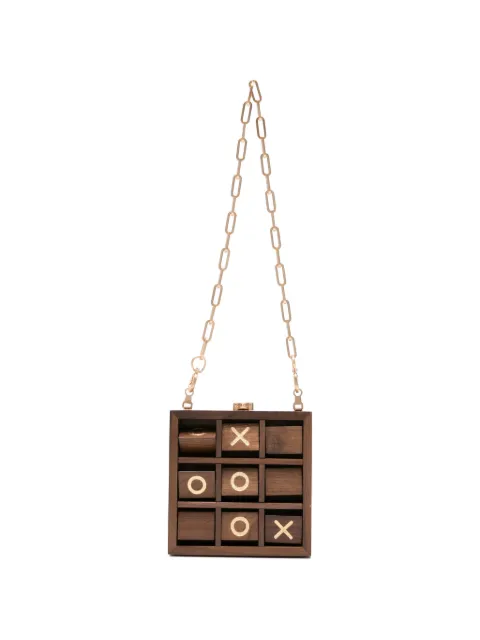 Cult Gaia Tic Tac Toe chain clutch
