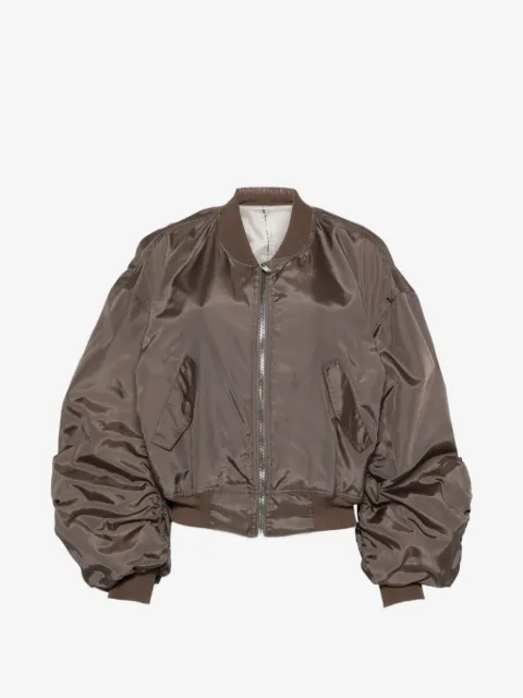 Rick Owens padded zip-up bomber jacket