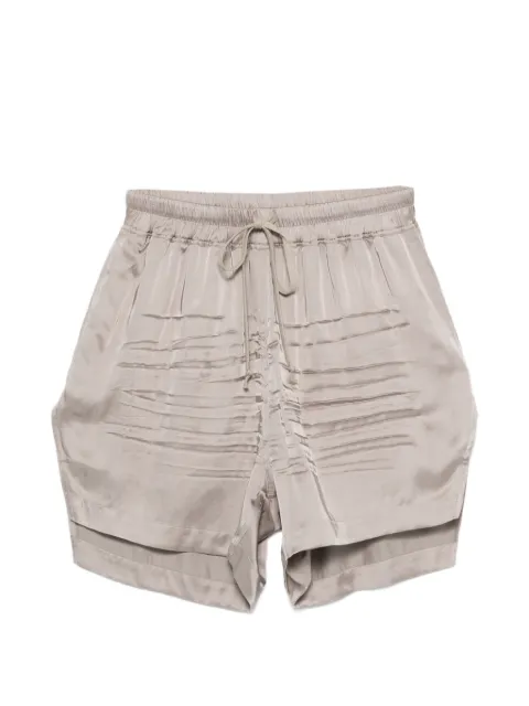 Rick Owens bermudas con cordones y pinzas