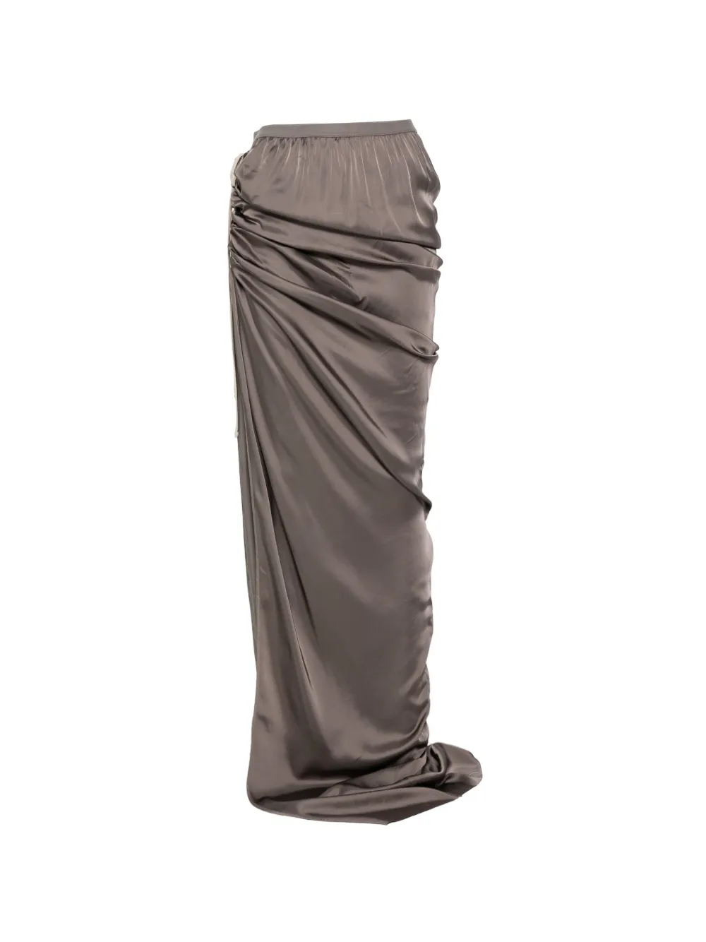 Rick Owens Edfu draped maxi skirt - Grigio