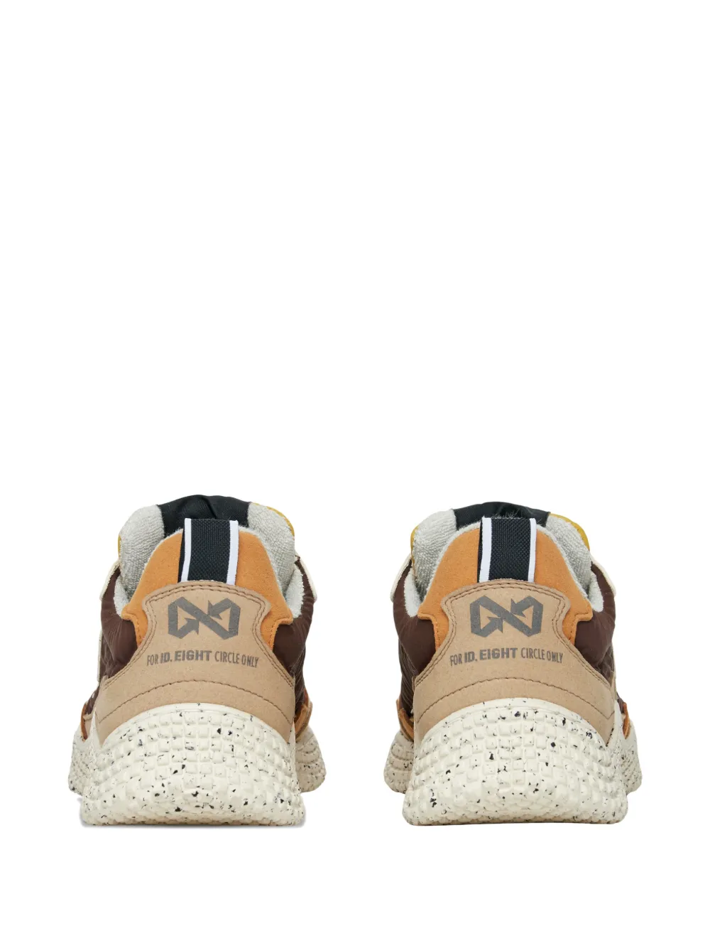 ID.EIGHT Hana sneakers met pijldetail Bruin