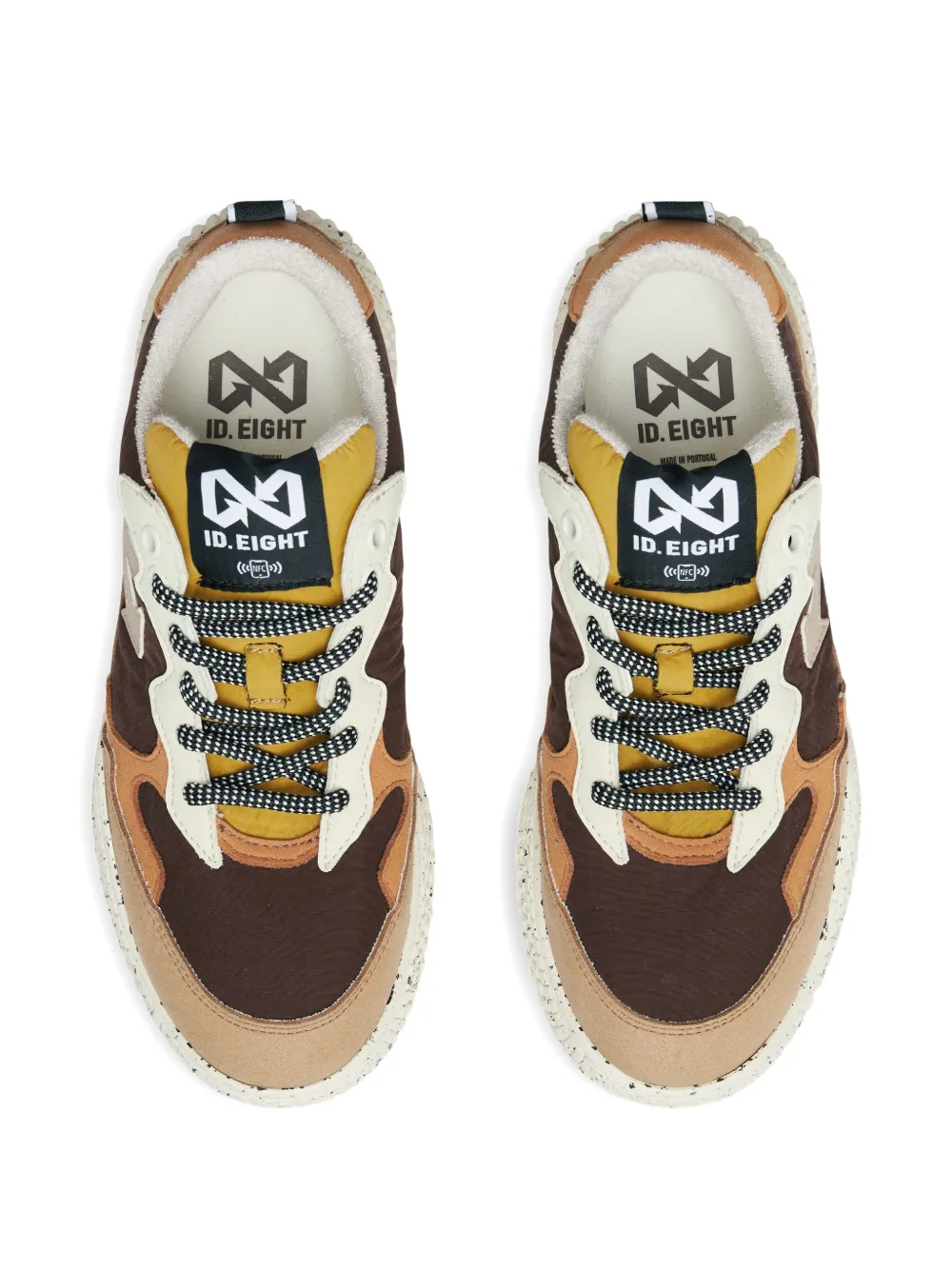 ID.EIGHT Hana sneakers met pijldetail Bruin