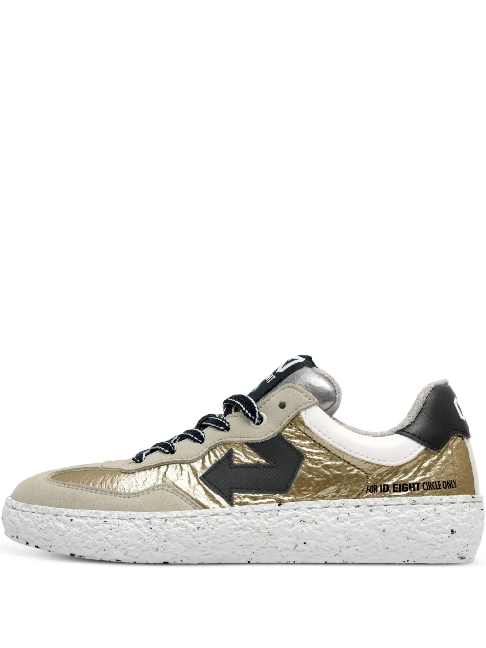 ID.EIGHT Uriduri arrow-detail sneakers - Gold