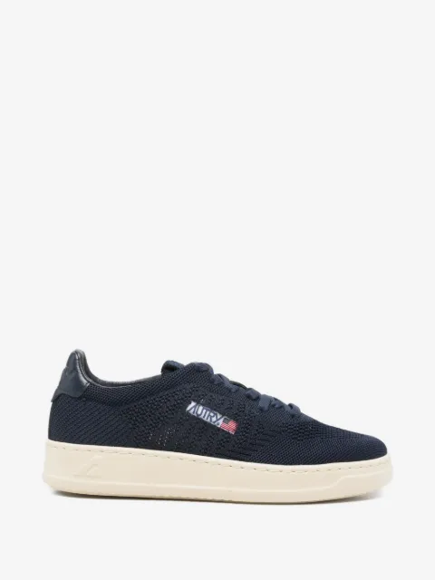 Autry knit leather sneakers