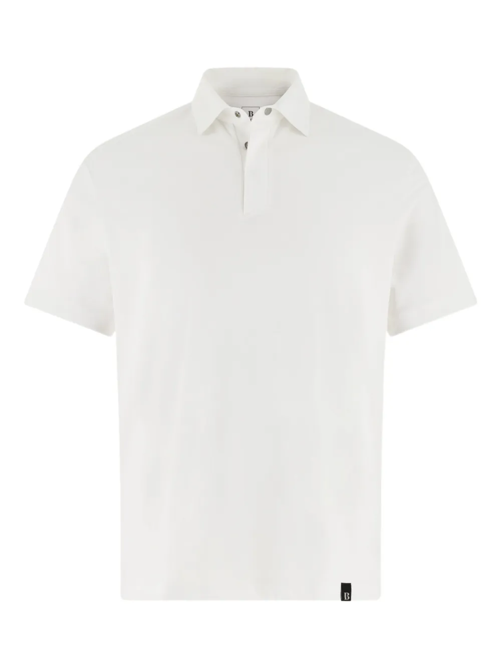 Boggi Milano metal-stud polo shirt - Bianco