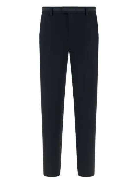 Boggi Milano zip pocket straight-leg trousers