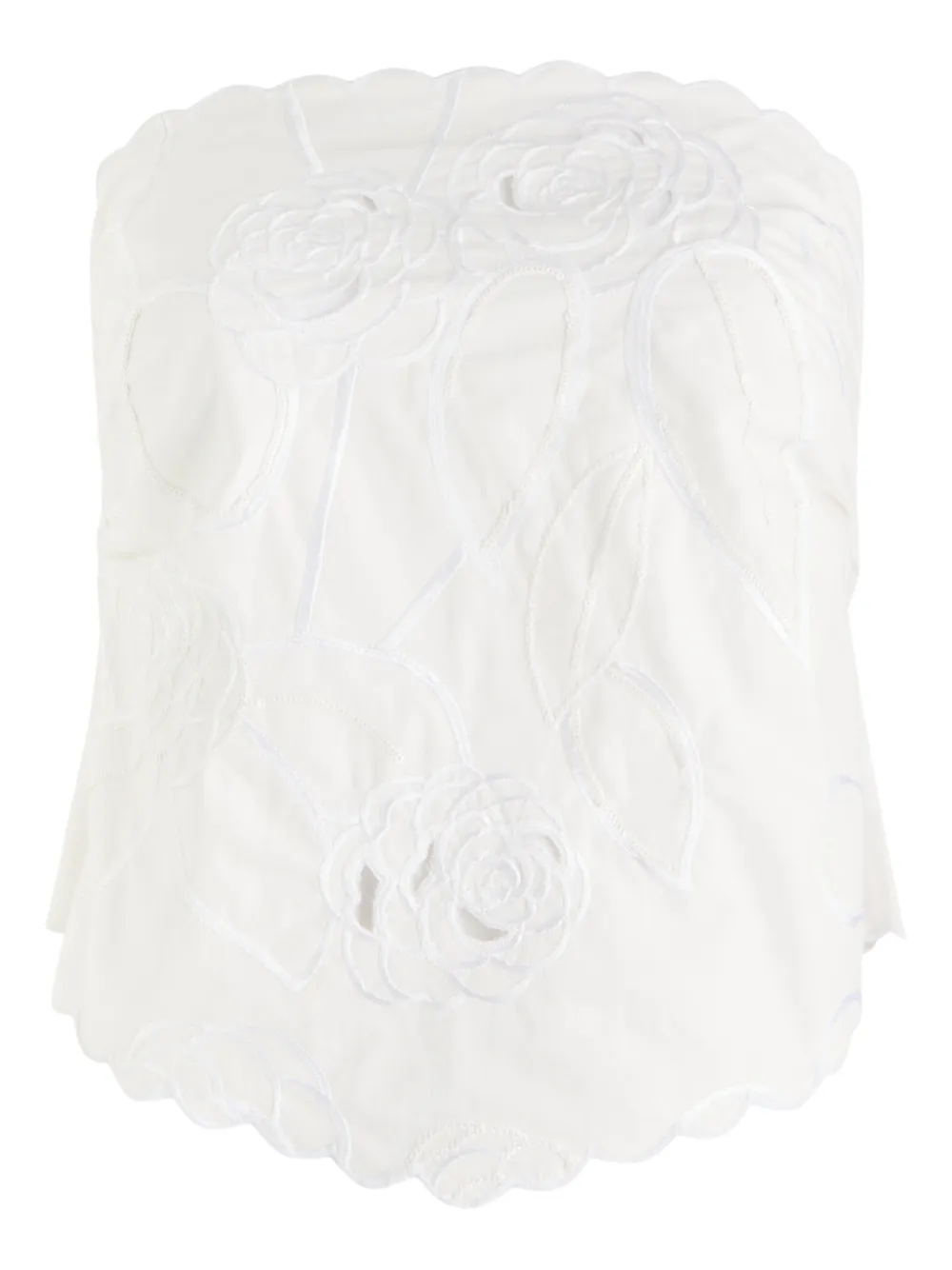 Bernadette Top a fiori - Bianco