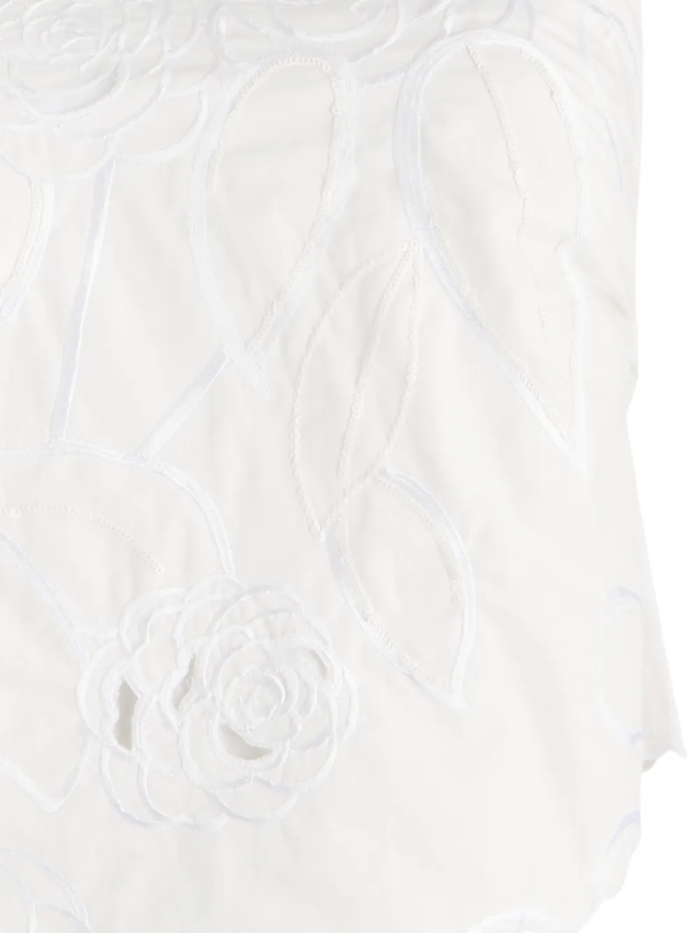 Bernadette Top met bloemenprint - Wit