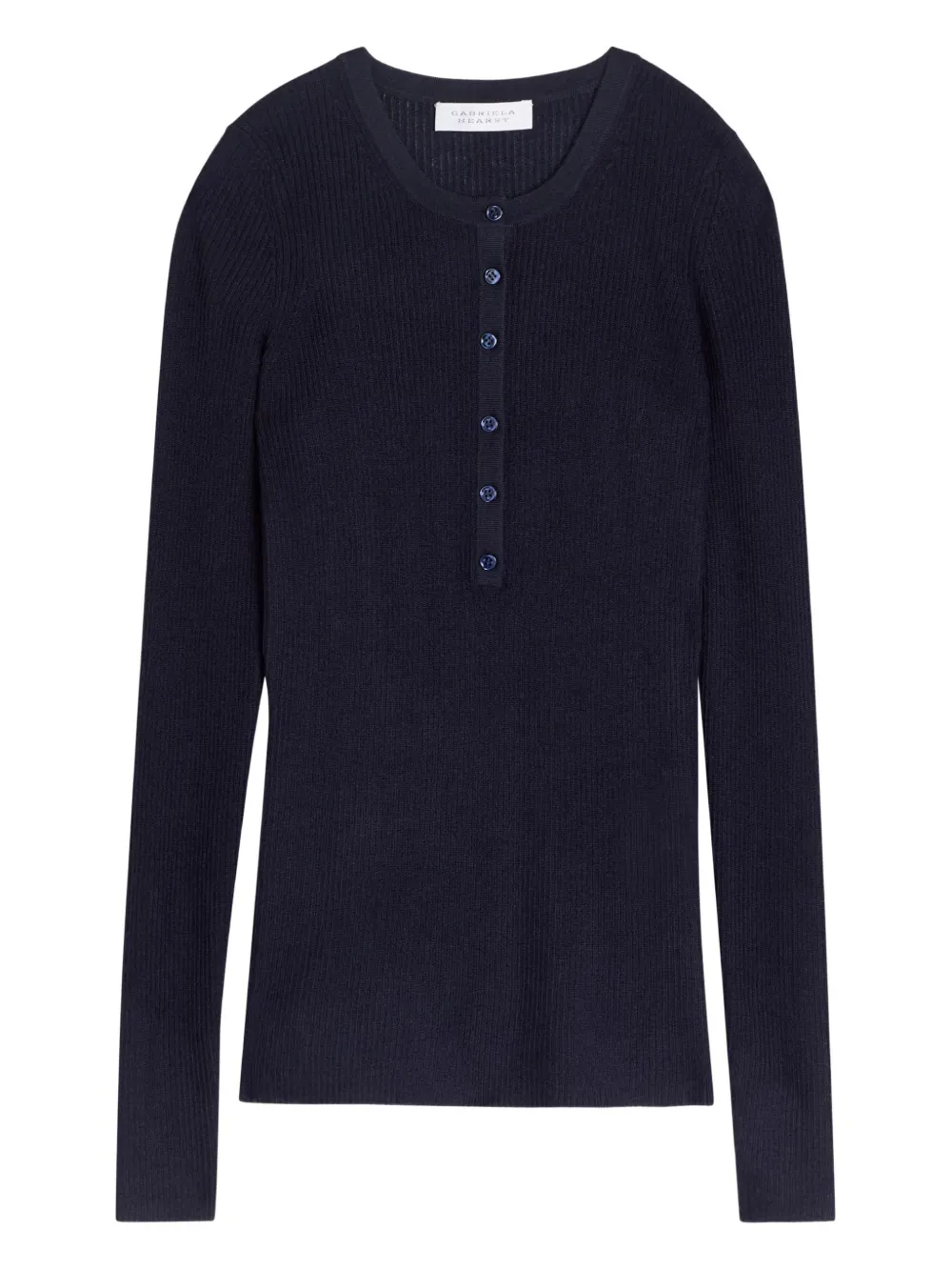 Gabriela Hearst Top Julian Henley - Blu