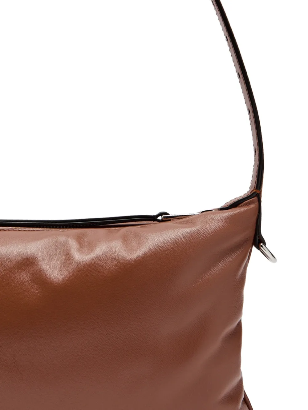 Moncler Schoudertas met logo-applicatie - Bruin