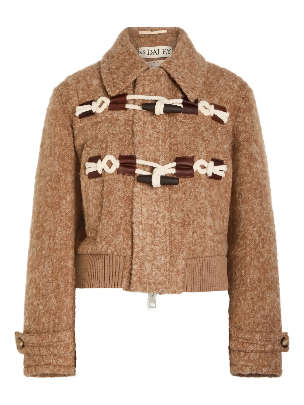 S.s. Daley Toggle-fastening Jacket In Brown