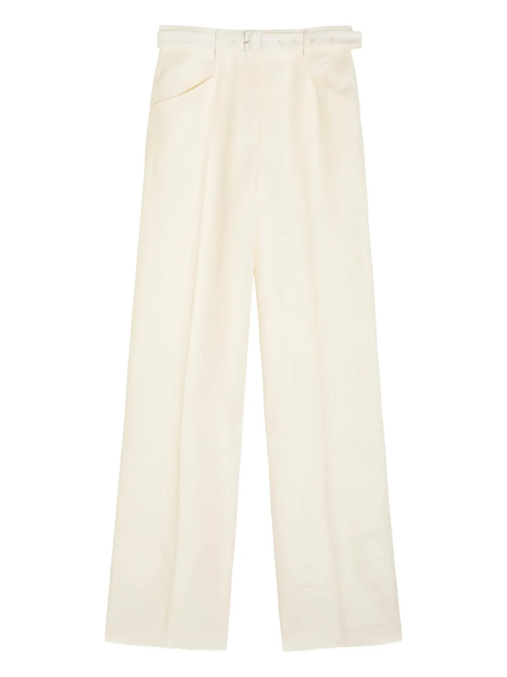 Gabriela Hearst Pantaloni dritti con cintura - Toni neutri