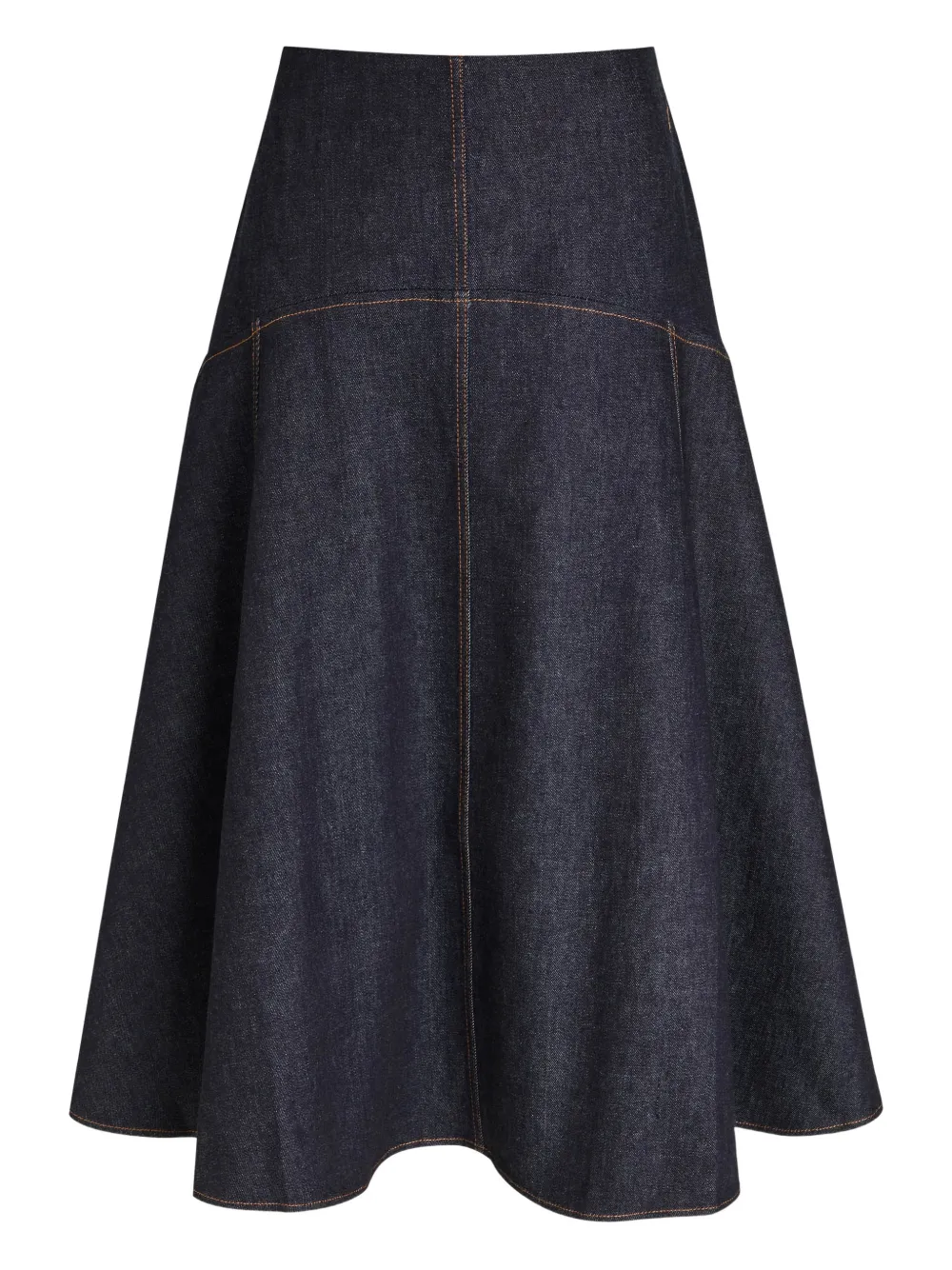 Jacquemus Gonna midi La Triangle de-Nîmes - Blu