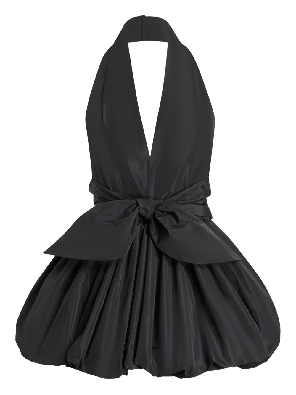 Patou Minikleid mit Knotendetail - Schwarz