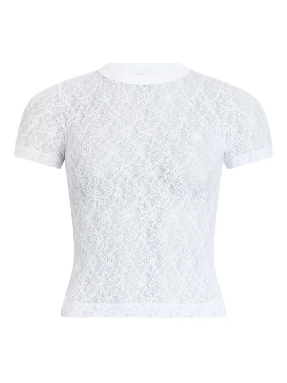 Patou T-shirt in pizzo - Bianco