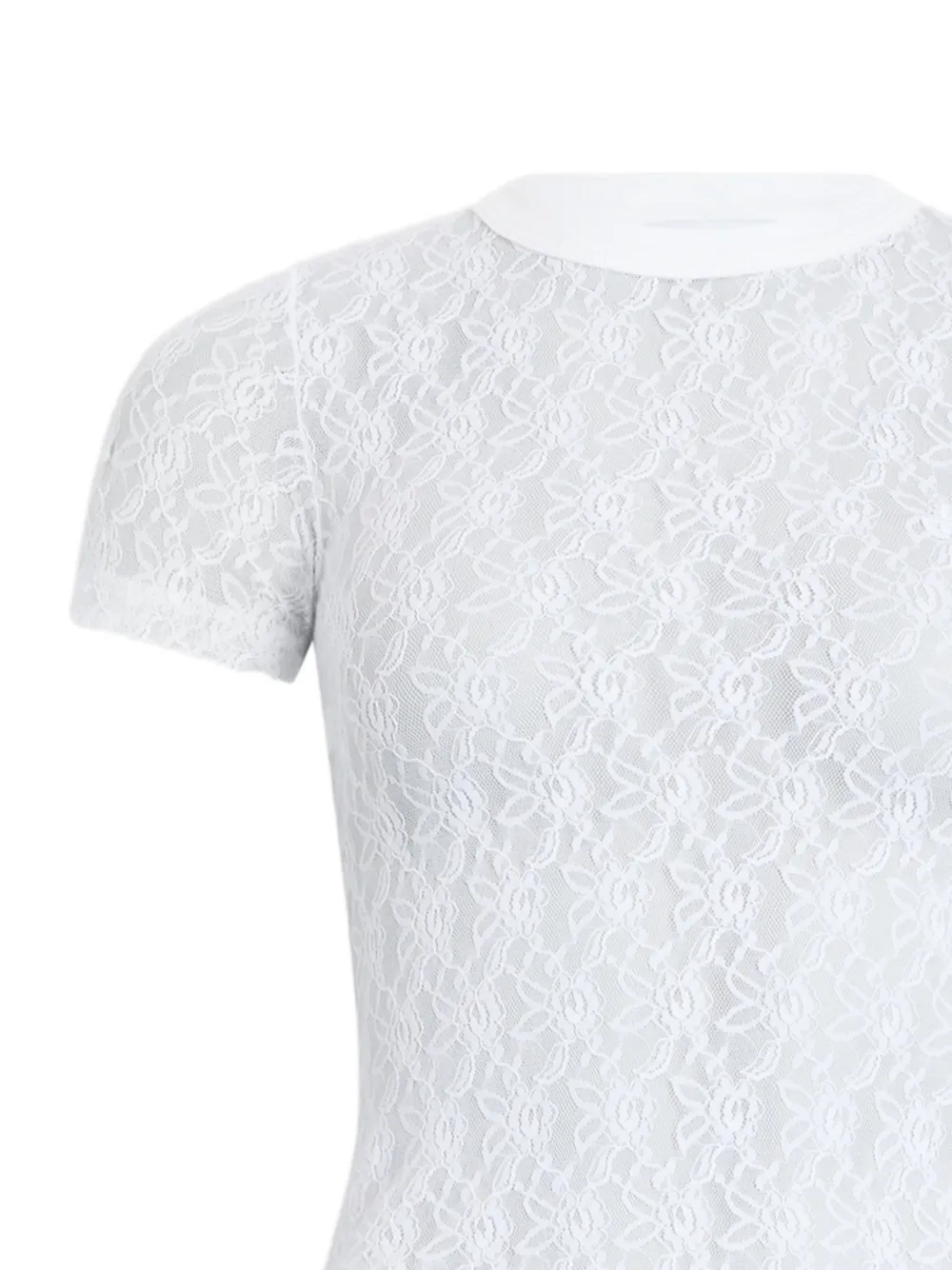 Patou T-shirt met kant Wit