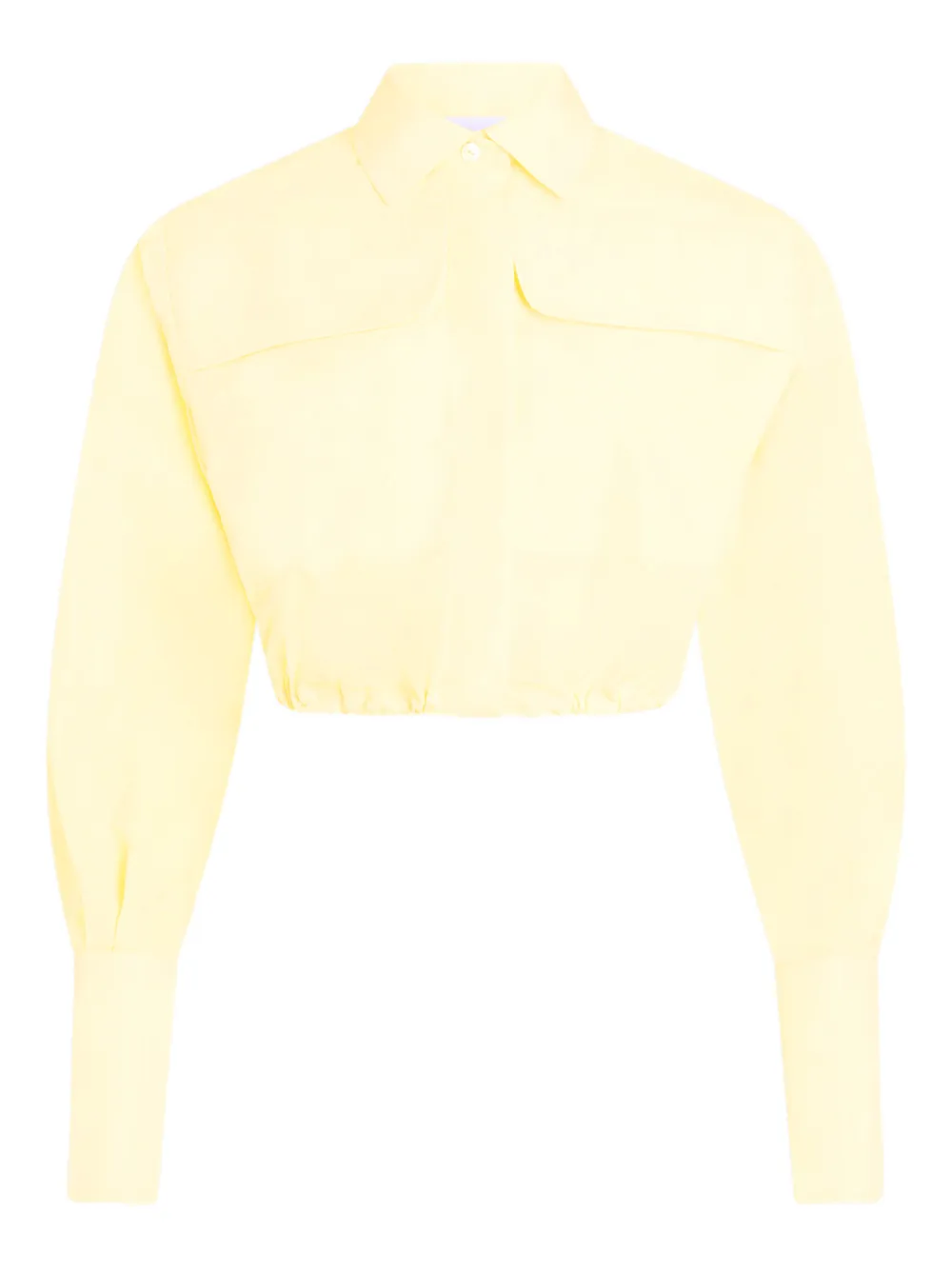 Patou Camicia crop Safari - Giallo