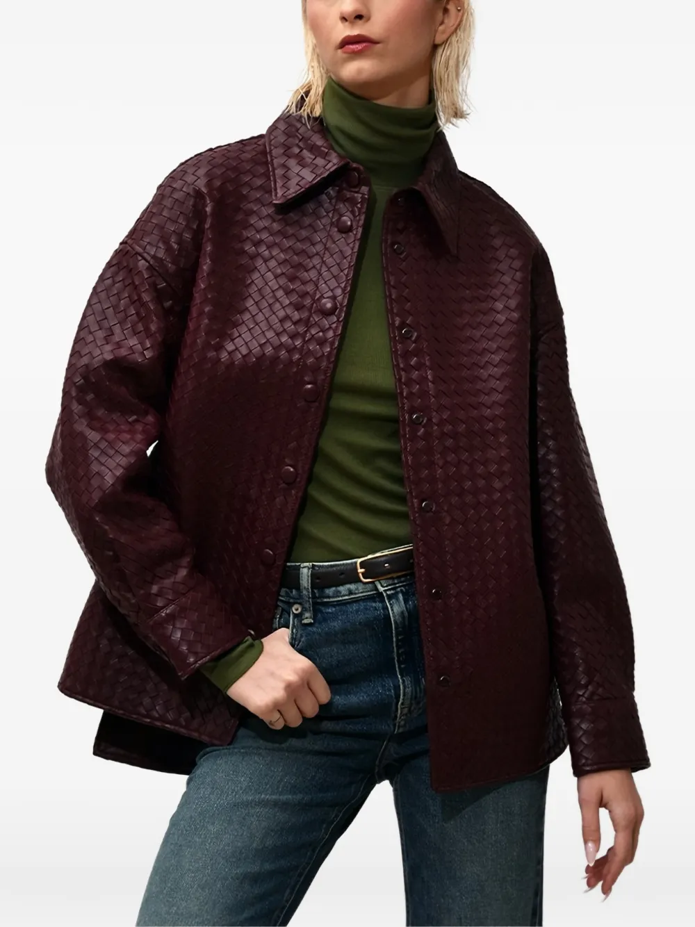 Poche Paris woven jacket - Rot